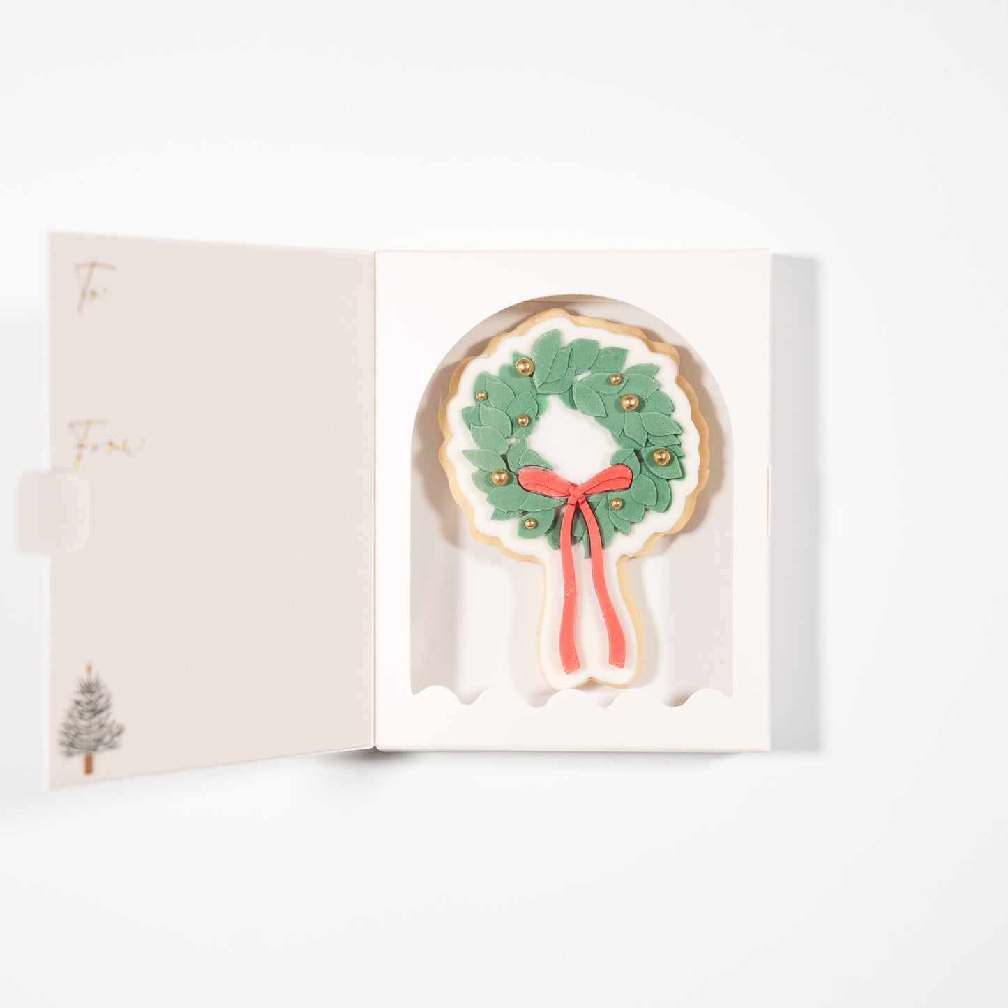 Deluxe Gift Card Cookie - Wreath