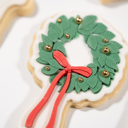Deluxe Gift Card Cookie - Wreath