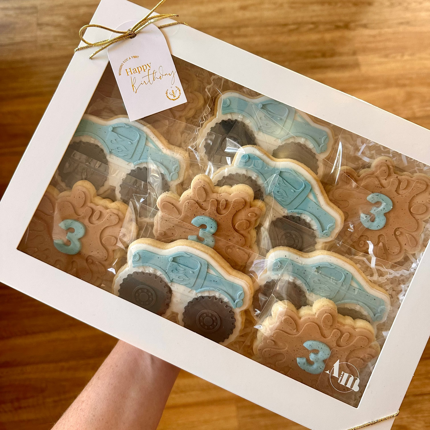 Monster Truck Cookie Box