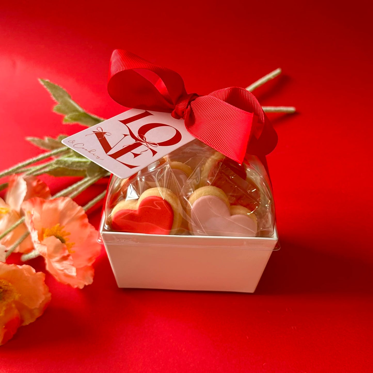 Tied With Love - 12 Mini Hearts